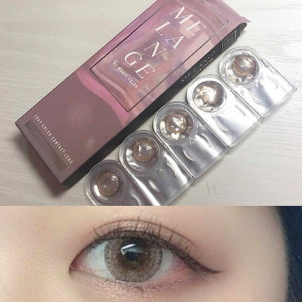 MELANGE 1day/MELANGE BY MAGICCOLOR/ワンデー(1DAY)カラコンを使ったクチコミ(1枚目)