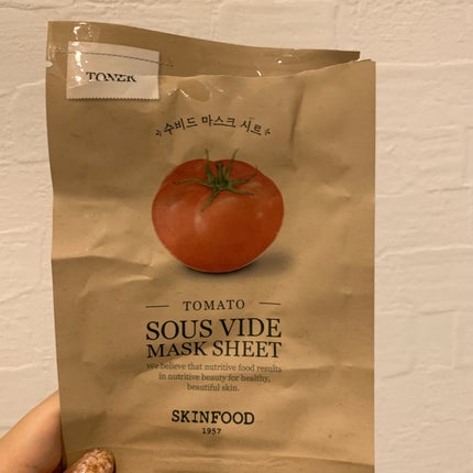 スーヴィッド マスクシート トマト/SKINFOOD/シートマスク・パックを使ったクチコミ(1枚目)