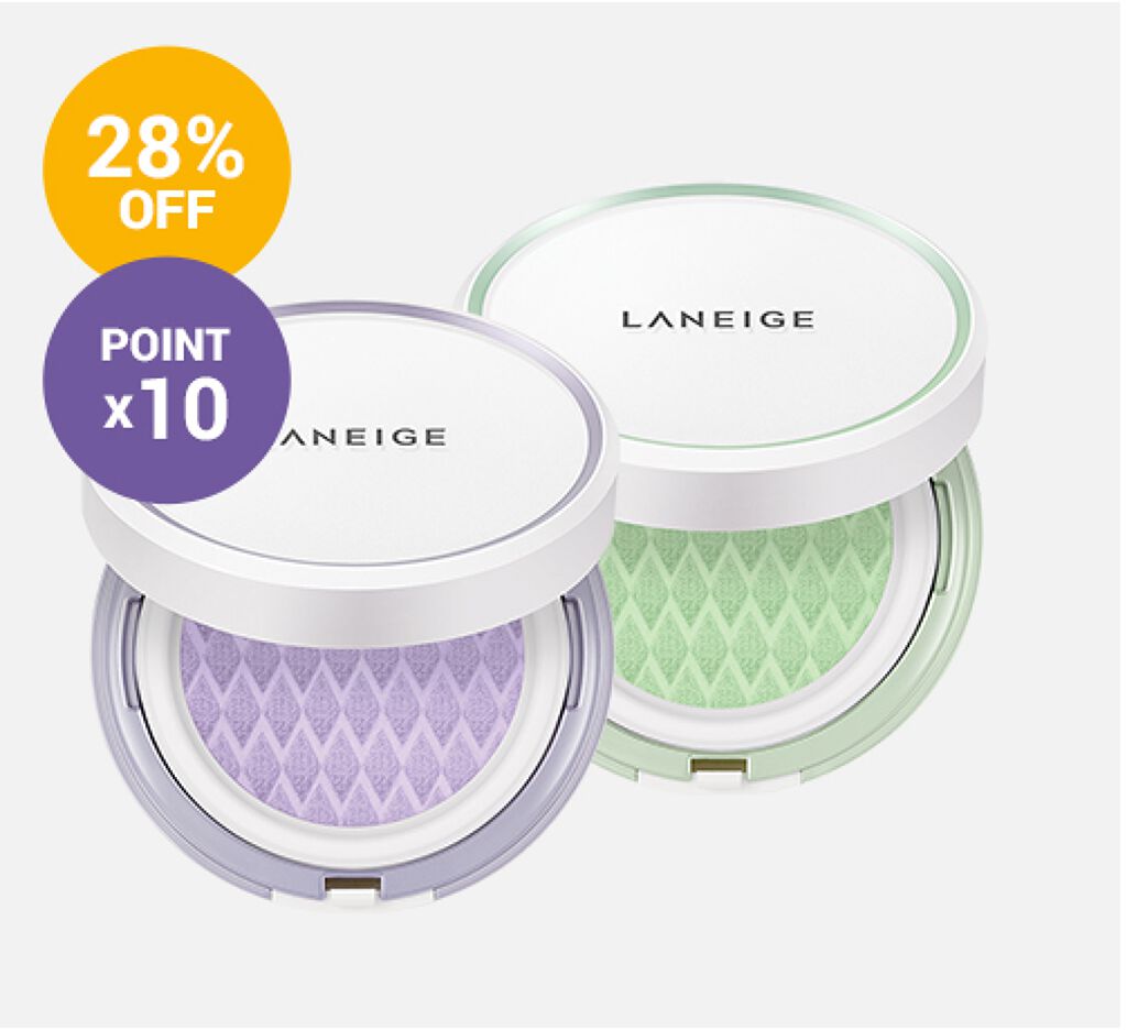 スキン ベール ベース クッション/LANEIGE/化粧下地を使ったクチコミ(2枚目)