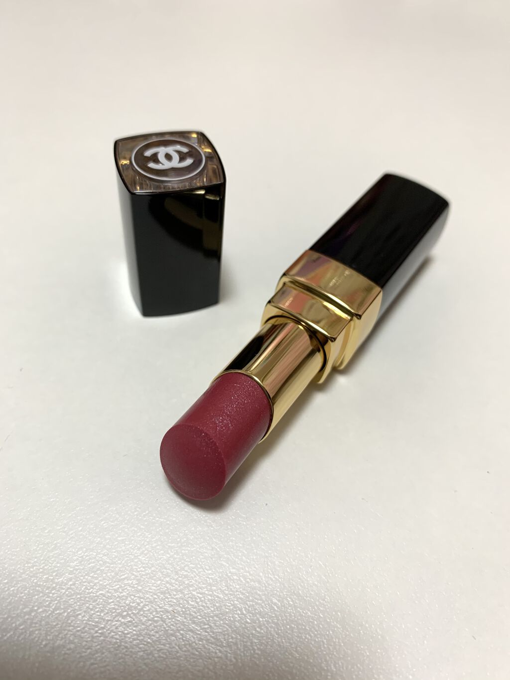 ルージュ ココ フラッシュ 112 オー ドゥ ローズ/CHANEL/口紅を使ったクチコミ（2枚目）