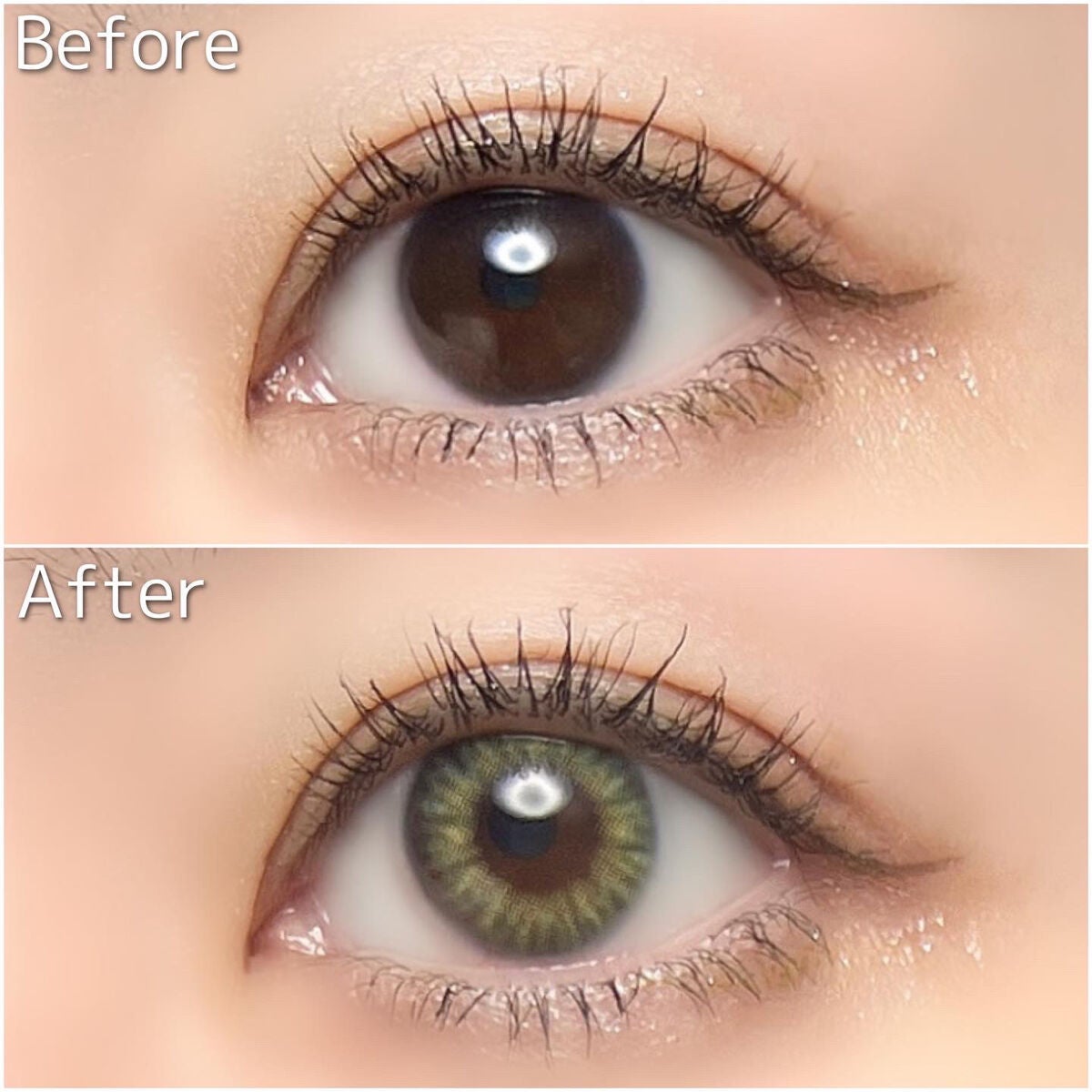 Smile Cake/chuu LENS/カラーコンタクトレンズを使ったクチコミ(10枚目)