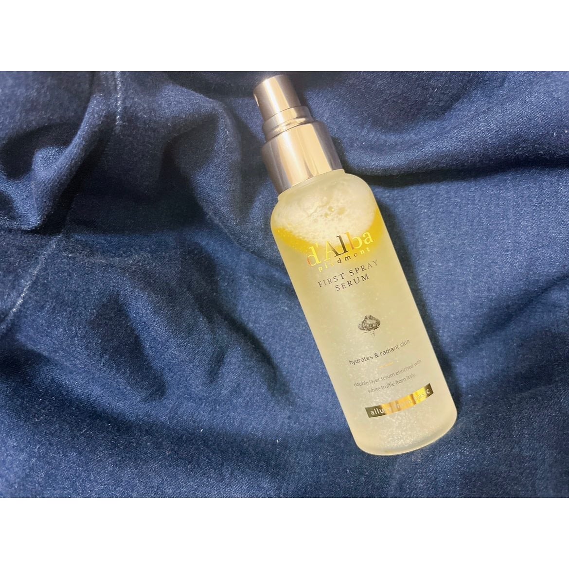 ダルバ ホワイトトリュフバイタルスプレーセラム/ダルバ/ミスト状化粧水を使ったクチコミ(1枚目)