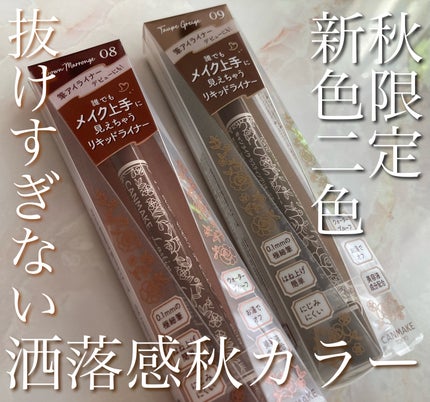 ラスティングリキッドライナー/キャンメイク/リキッドアイライナーを使ったクチコミ(1枚目)