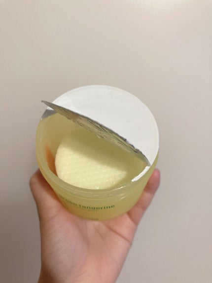 グリーンタンジェリン ビタCダークスポットケアパッド/goodal/トナーパッドを使ったクチコミ(2枚目)