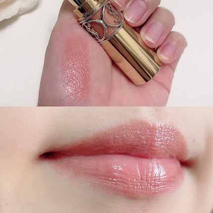 ルージュ ヴォリュプテ シャイン/YVES SAINT LAURENT BEAUTE/口紅を使ったクチコミ(2枚目)