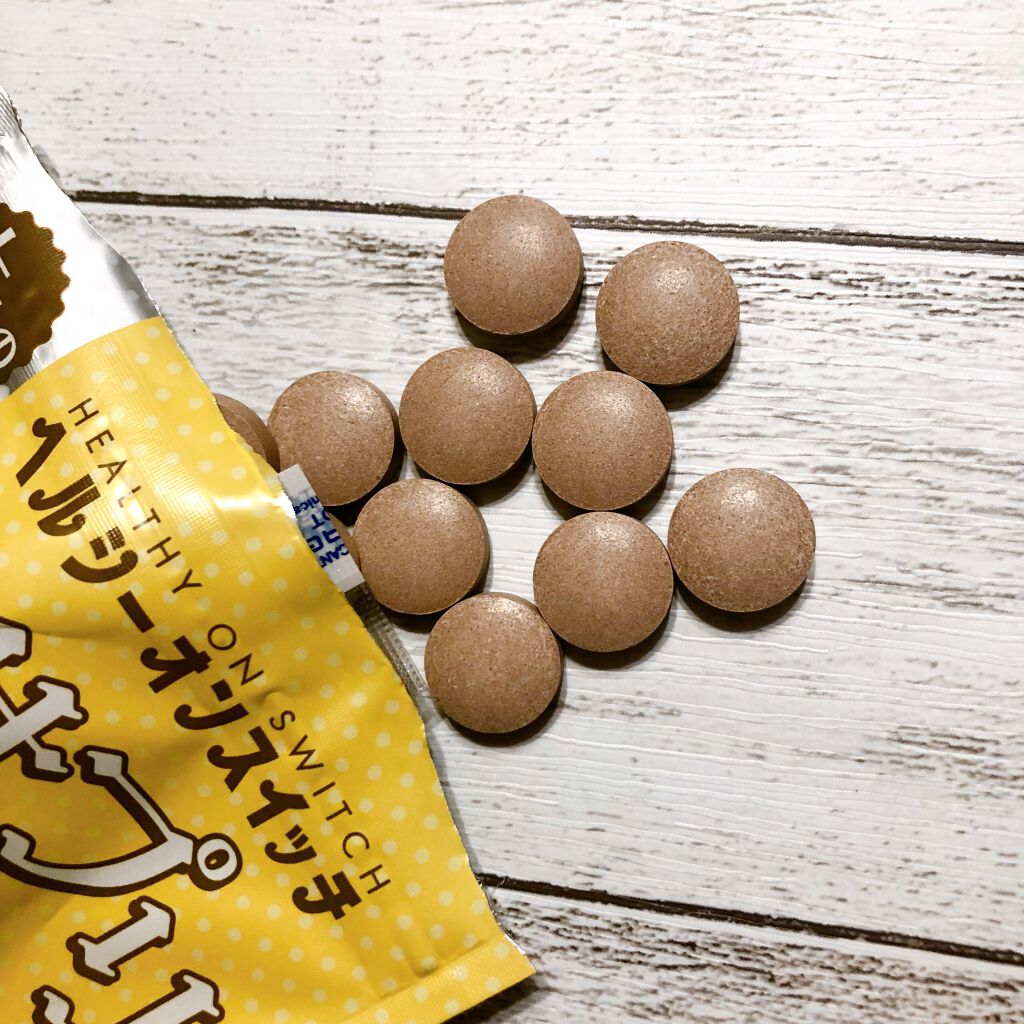 夜遅いごはんでも ヘルシーオンスイッチ 大人の間食サプリ/新谷酵素/食品を使ったクチコミ(2枚目)