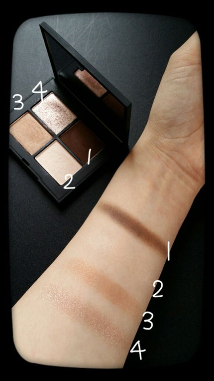 クワッドアイシャドー/NARS/アイシャドウパレットを使ったクチコミ(2枚目)