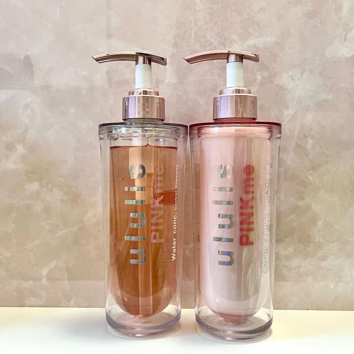 ウォーターコンク モイスト シャンプー（桜ver.)/ヘアトリートメント(桜ver.)/ululis/市販シャンプーを使ったクチコミ（1枚目）