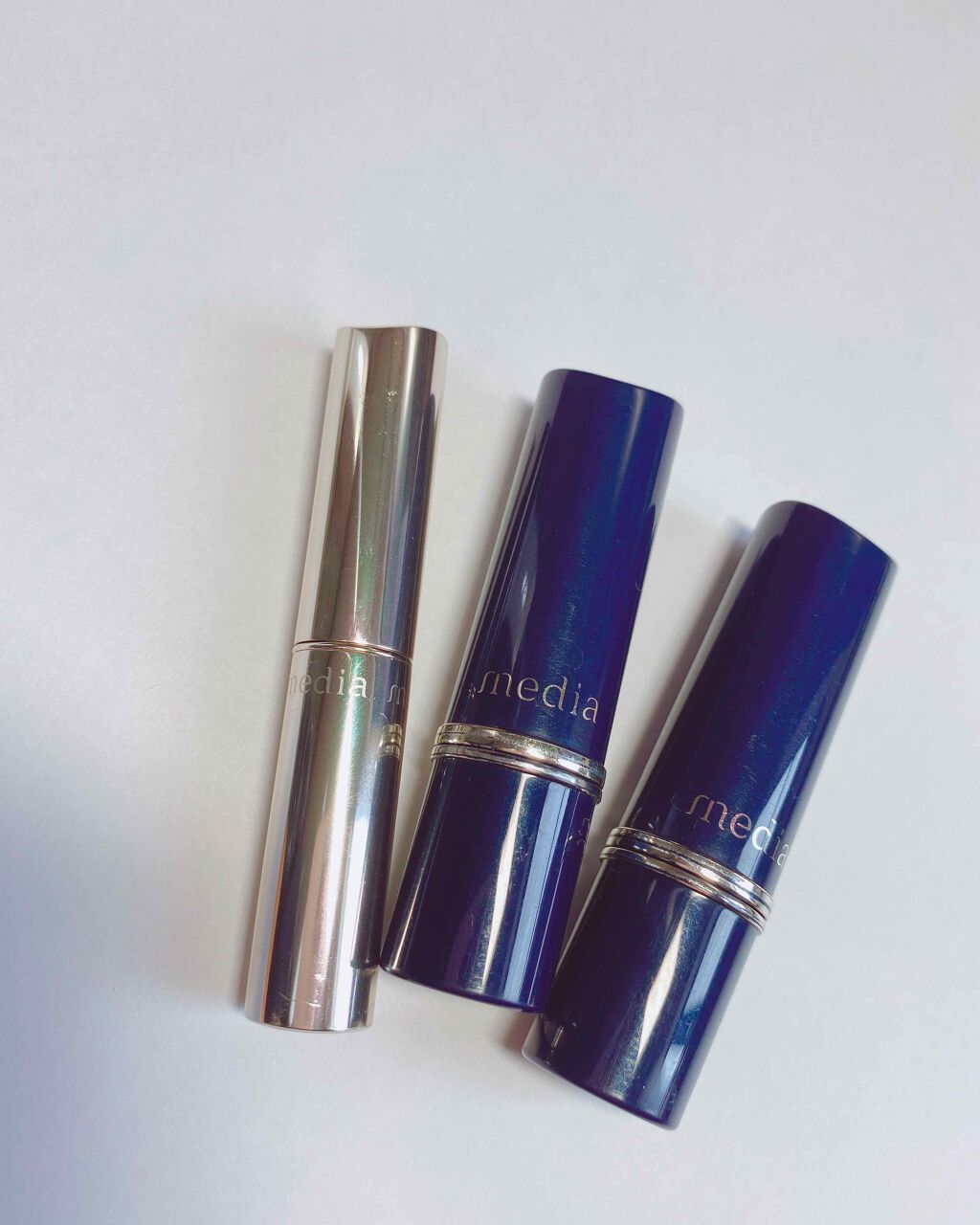 シャイニーエッセンスリップA/media/口紅を使ったクチコミ(2枚目)