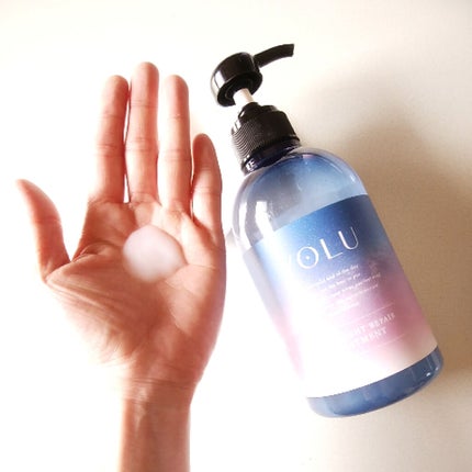 カームナイトリペアシャンプー/トリートメント/YOLU/市販シャンプーを使ったクチコミ(3枚目)