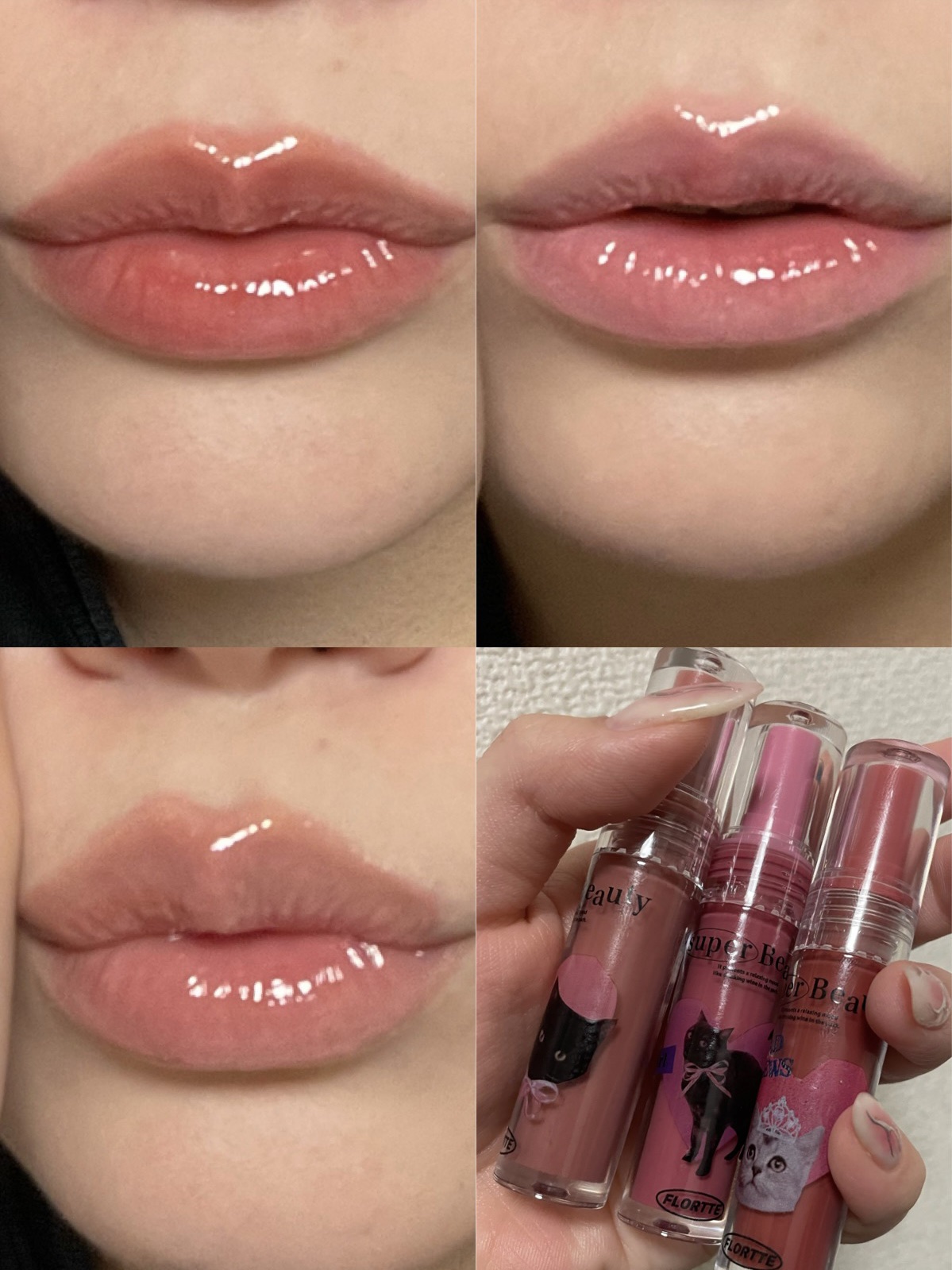 グロスリップティント/FLORTTE/リップティントを使ったクチコミ（2枚目）