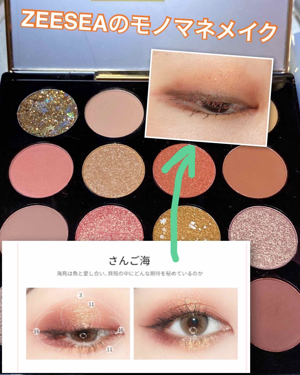 大英博物館 エジプトシリーズ アイシャドウパレット/ZEESEA/アイシャドウパレットを使ったクチコミ(1枚目)