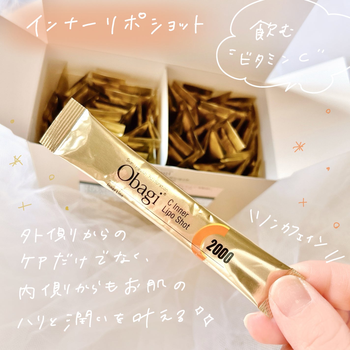 インナーリポショット/オバジ/美容サプリメントを使ったクチコミ(2枚目)