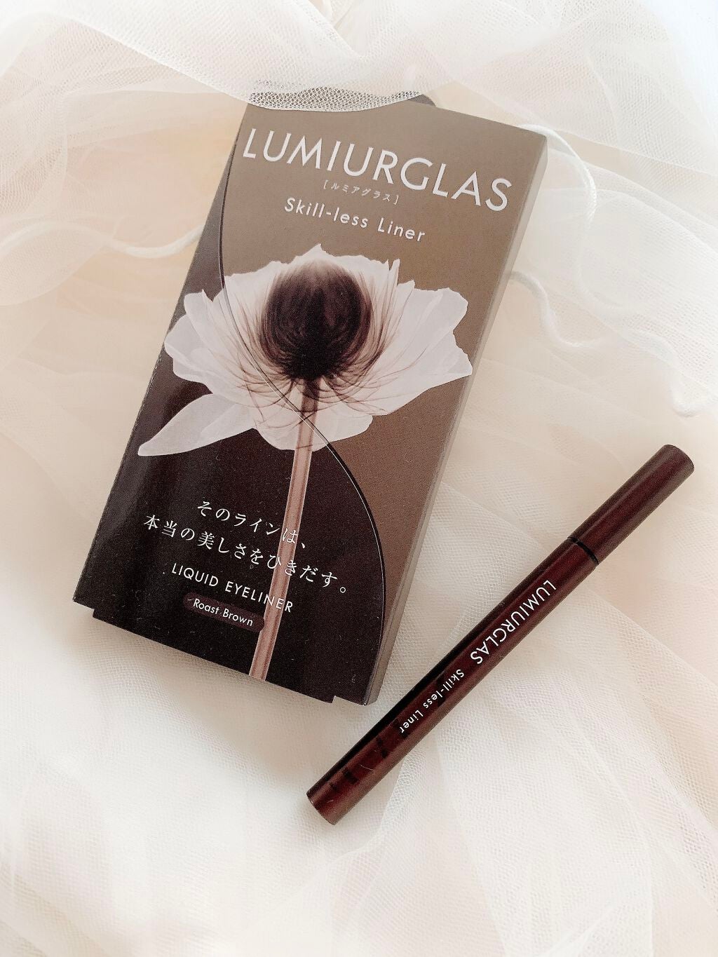 スキルレスライナー/LUMIURGLAS/リキッドアイライナーを使ったクチコミ(1枚目)