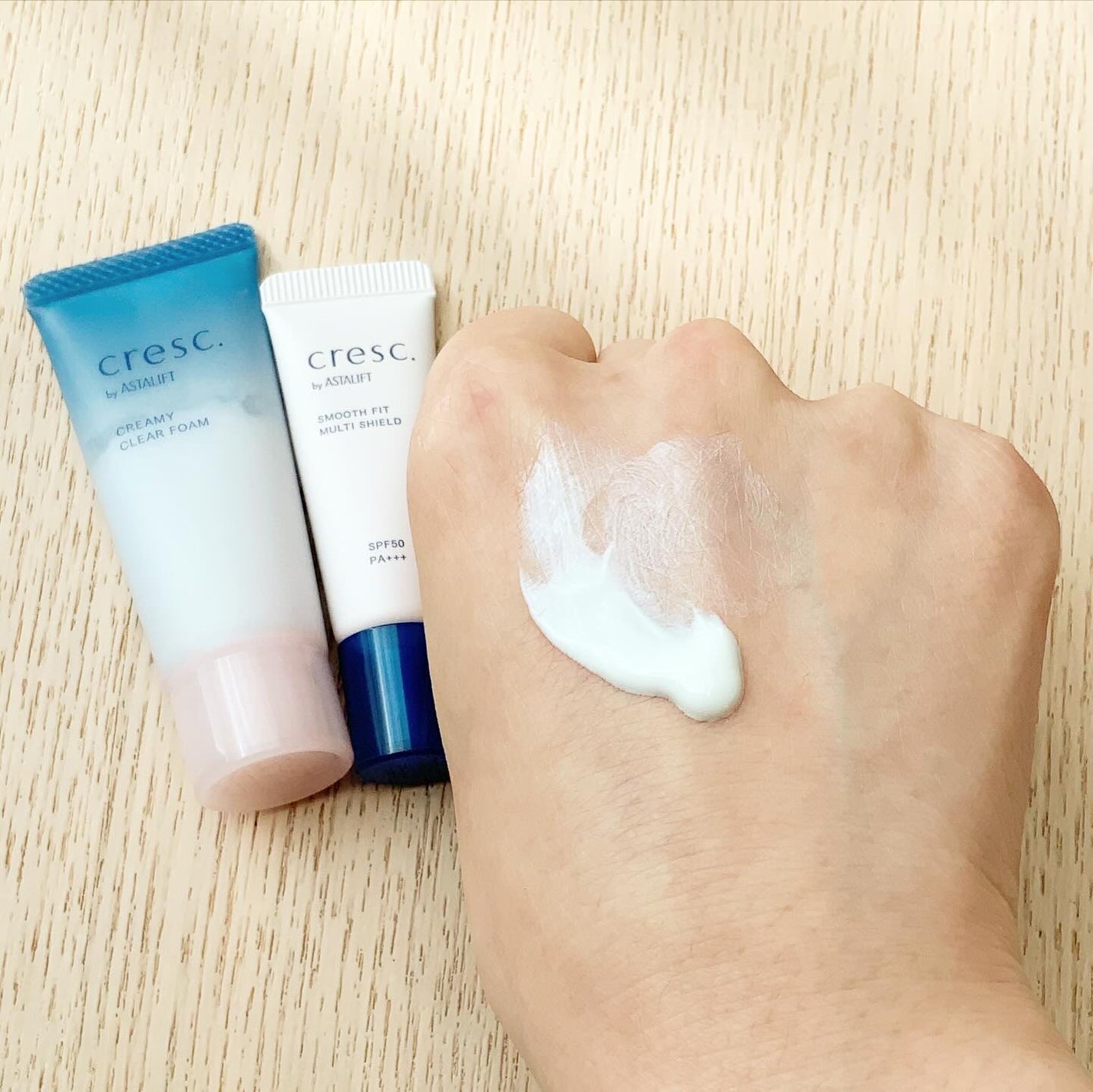 スムースフィット マルチシールド/cresc. by ASTALIFT/化粧下地を使ったクチコミ(5枚目)