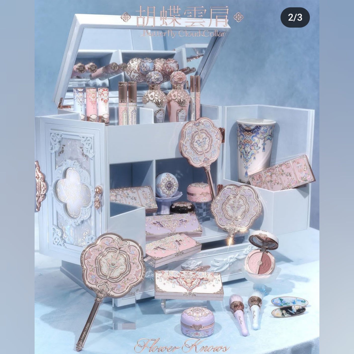 Meirin コスメコンシェルジュ on LIPS 「flowerKnows新作!可愛すぎて天才✨#胡蝶雲肩2024..」(3枚目)