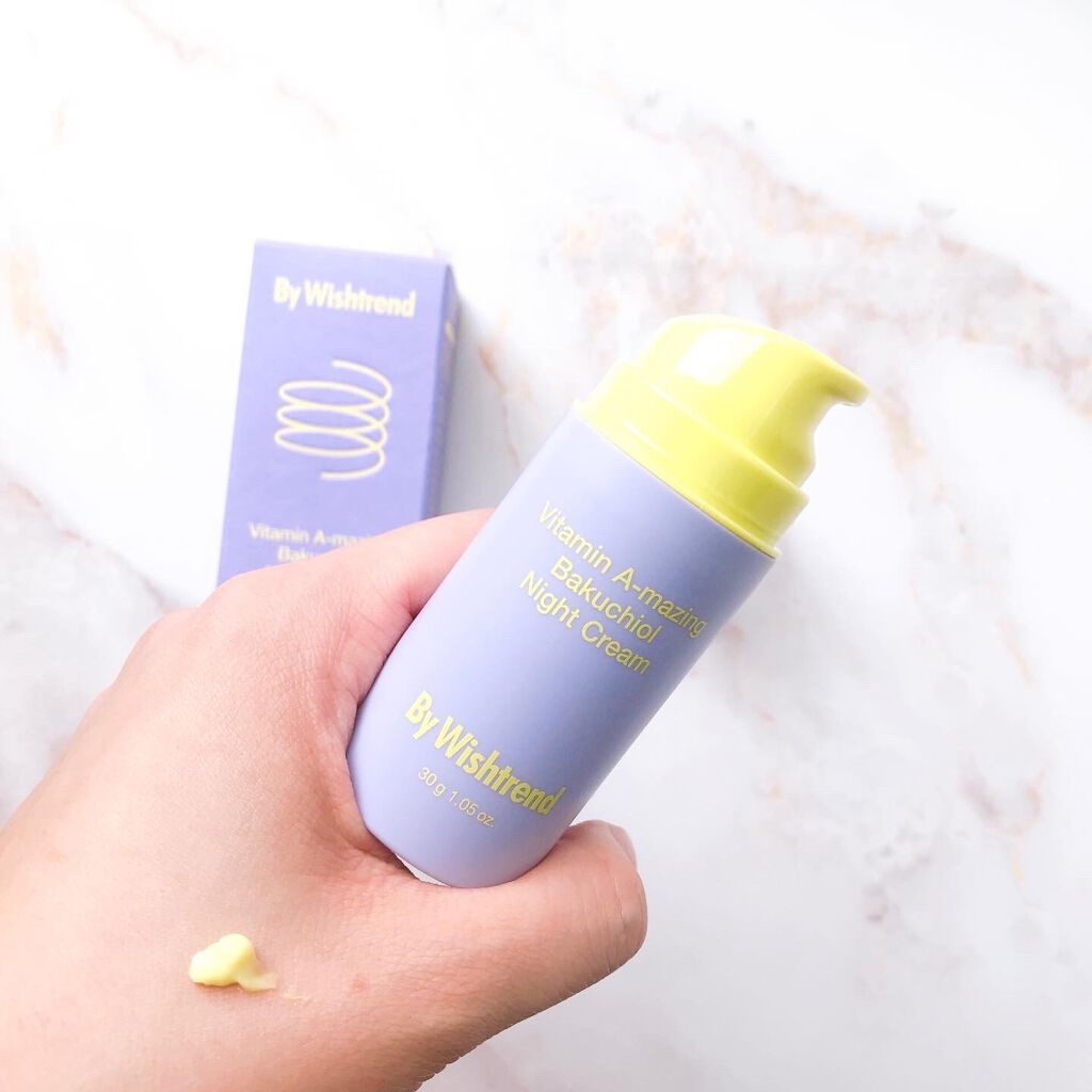 ビタミンA-mazingバクチオールナイトクリーム/By Wishtrend/フェイスクリームを使ったクチコミ(4枚目)