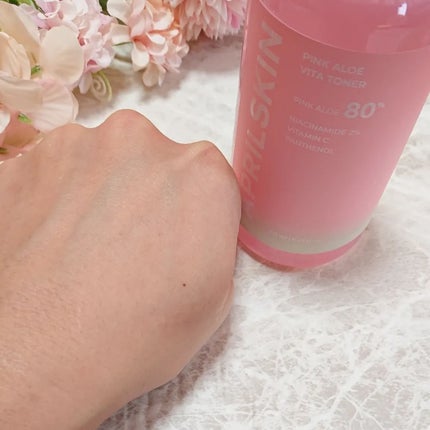 ピンクアロエビタトナー/APRILSKIN/化粧水を使ったクチコミ(5枚目)