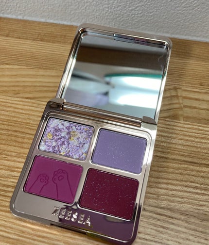 アニマルアイシャドウ(4シェード)/ZEESEA/アイシャドウパレットを使ったクチコミ(2枚目)