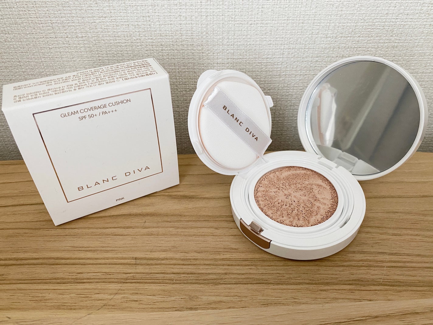 GLEAM COVERAGE CUSHION/BLANC DIVA/クッションファンデーションを使ったクチコミ(1枚目)