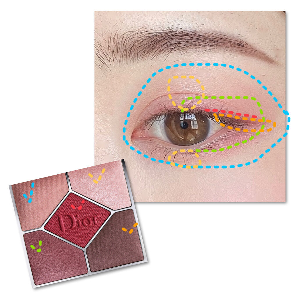 【旧】サンク クルール クチュール/Dior/アイシャドウパレットを使ったクチコミ（2枚目）