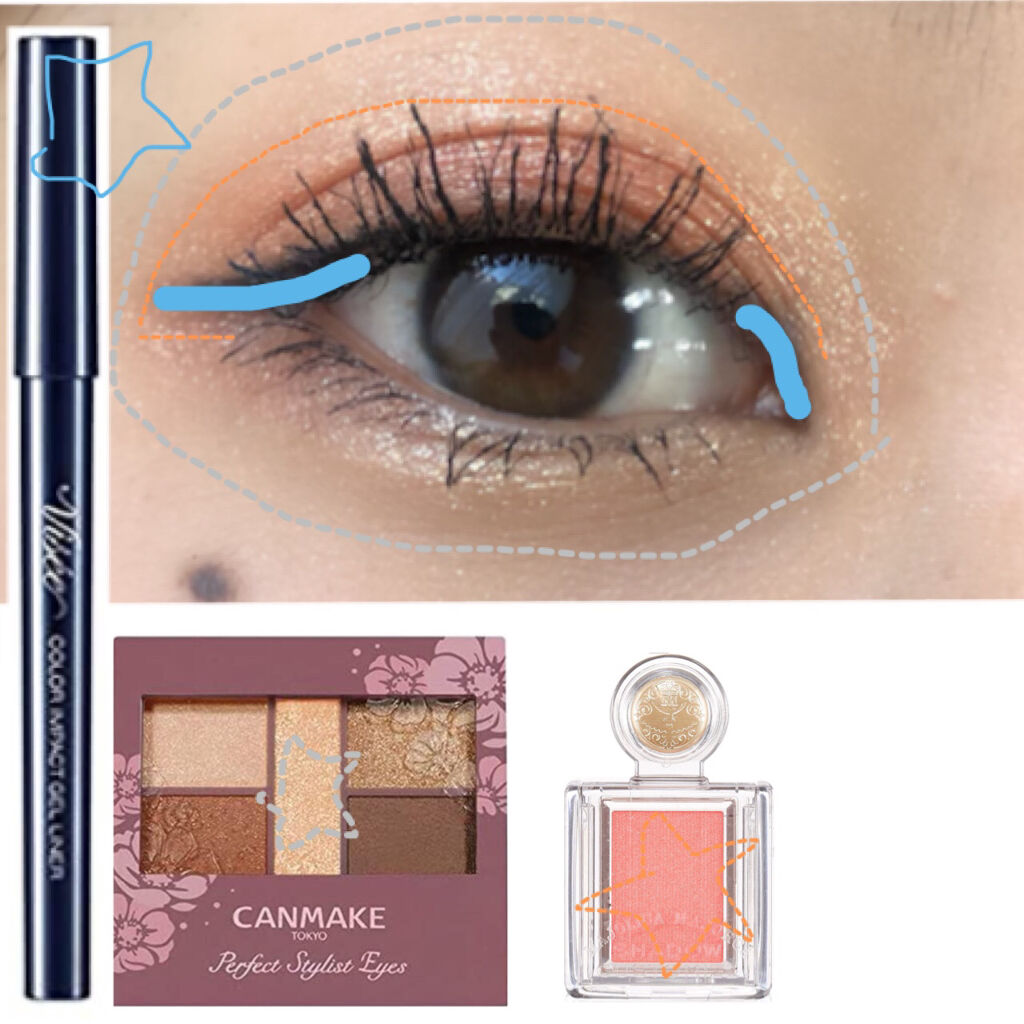 カラーインパクト ジェルライナー BL900 ネイビー/Visée/ジェルアイライナーを使ったクチコミ（2枚目）