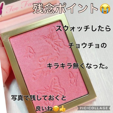 トゥー フェム ブラッシュ/Too Faced/パウダーチークを使ったクチコミ（3枚目）