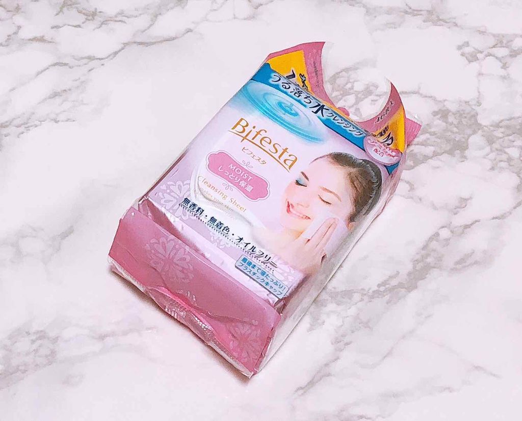 ミセラークレンジングシート セラムモイスト/ビフェスタ/クレンジングシートを使ったクチコミ（1枚目）