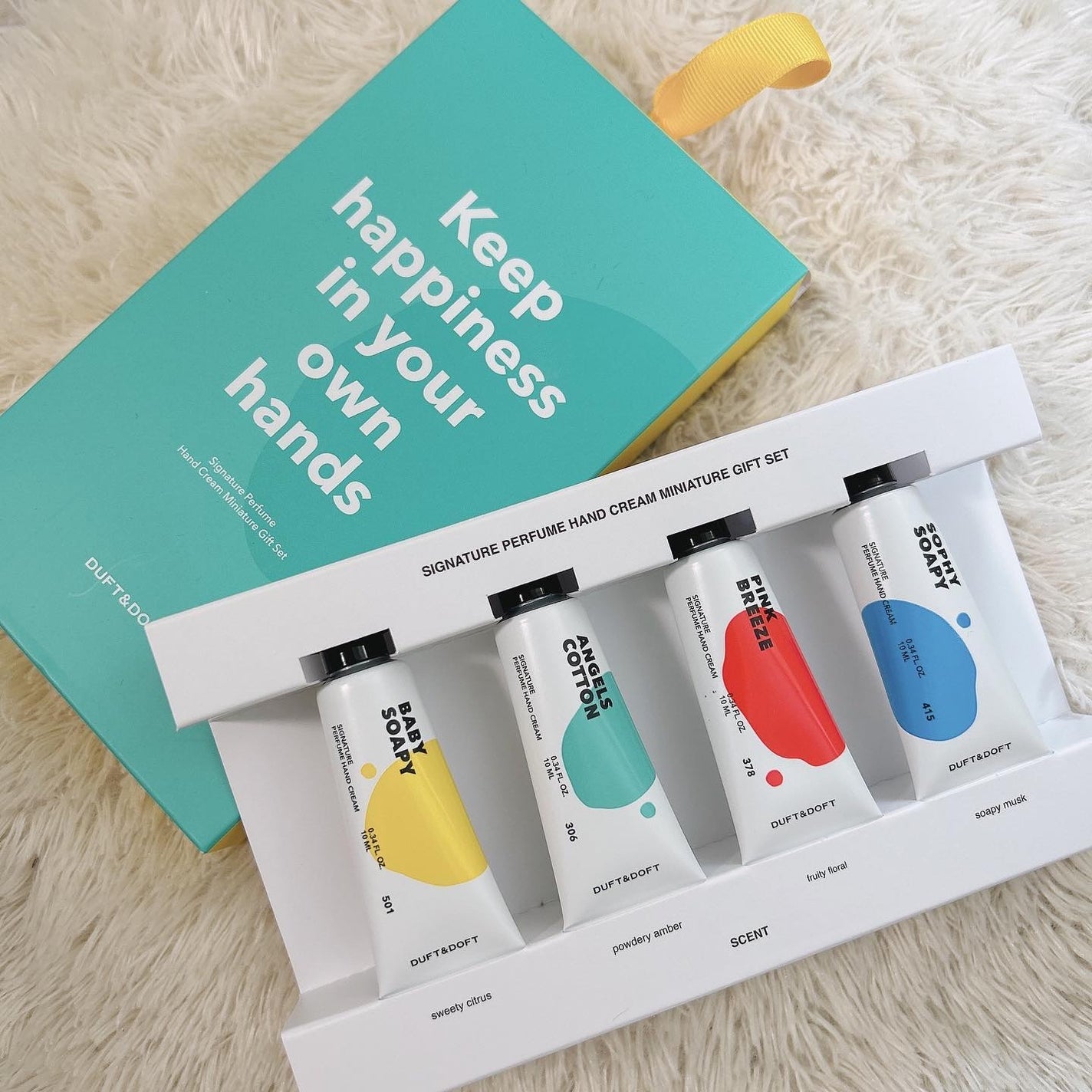 シグネチャーパフュームハンドクリームミニチュアギフトセット/DUFT&DOFT/ハンドクリームを使ったクチコミ(3枚目)