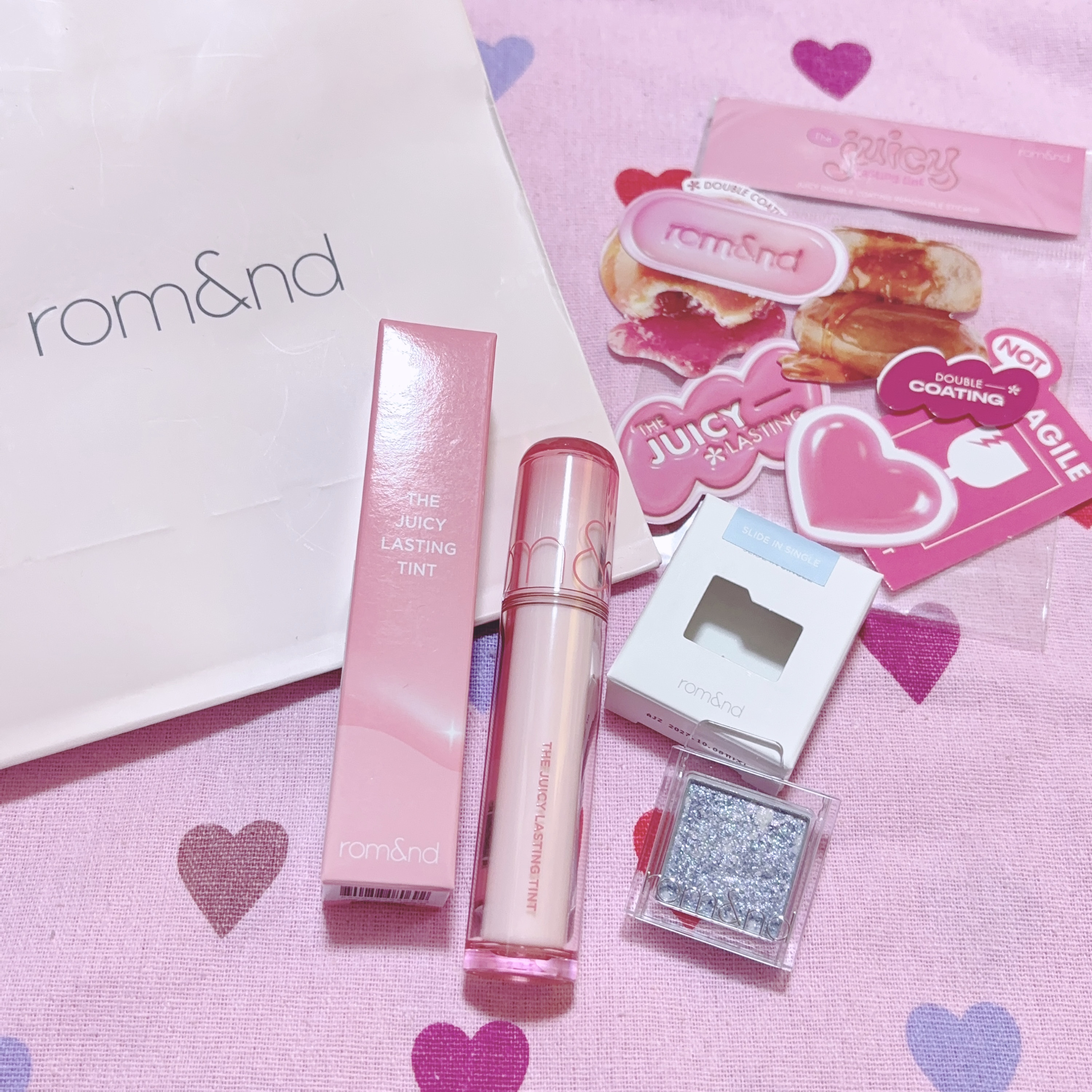 ザ ジューシーラスティングティント/rom&nd/リップティントを使ったクチコミ（1枚目）