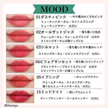 ゼロマットリップスティック|rom&ndの口コミ - ▽ ロムアンド💄全色