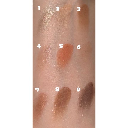 クォーツ 9色アイシャドウパレット(ドリームランドアイシャドウ)/ZEESEA/アイシャドウパレットを使ったクチコミ(3枚目)