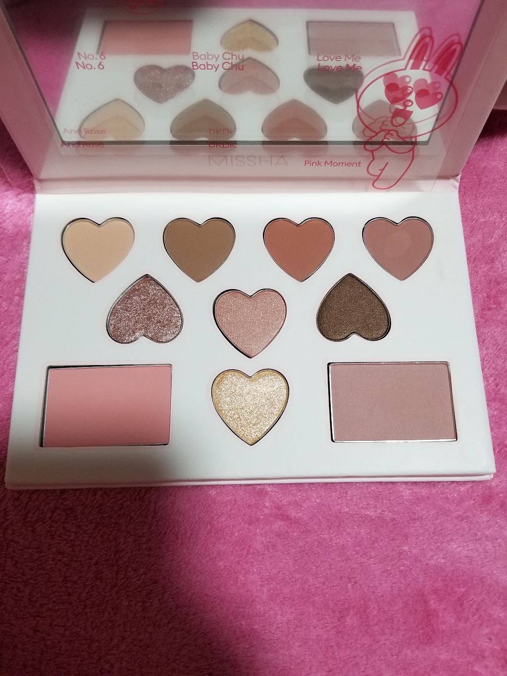 カラーフィルターシャドウパレット(ラインフレンズエディション)/MISSHA/アイシャドウパレットを使ったクチコミ(1枚目)