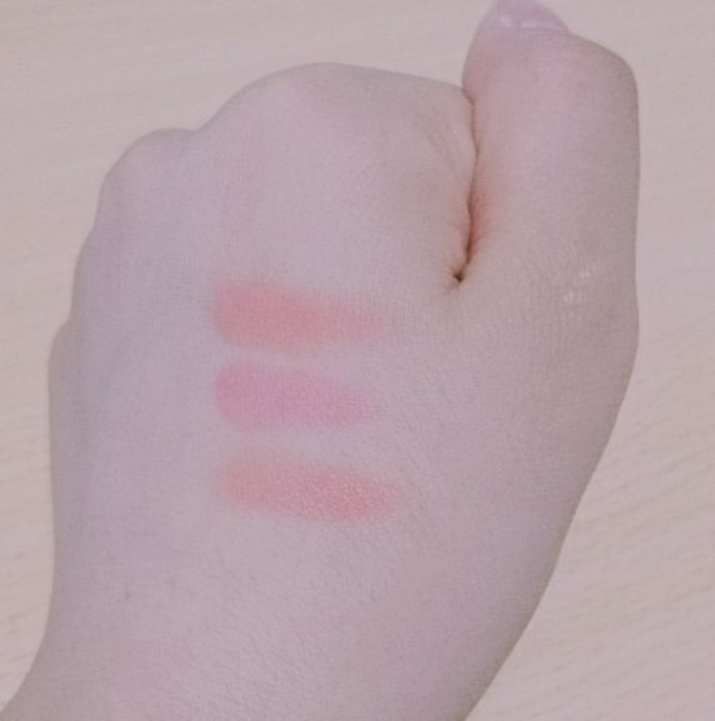 フレッシュフルーツ リップ＆チーク トリオ/SKINFOOD/ジェル・クリームチークを使ったクチコミ（2枚目）