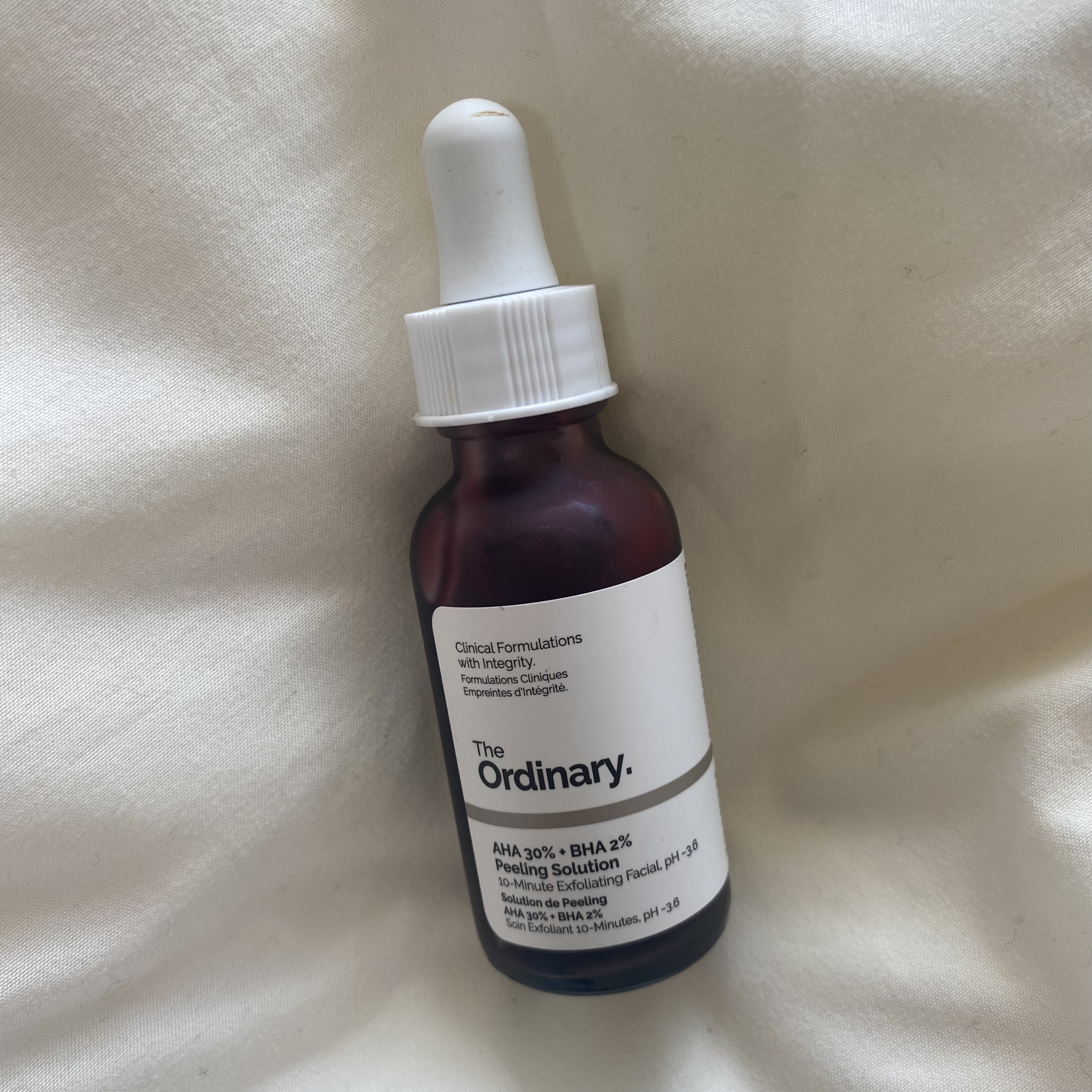AHA 30% + BHA 2% Peeling Solution/The Ordinary/ピーリングを使ったクチコミ（1枚目）