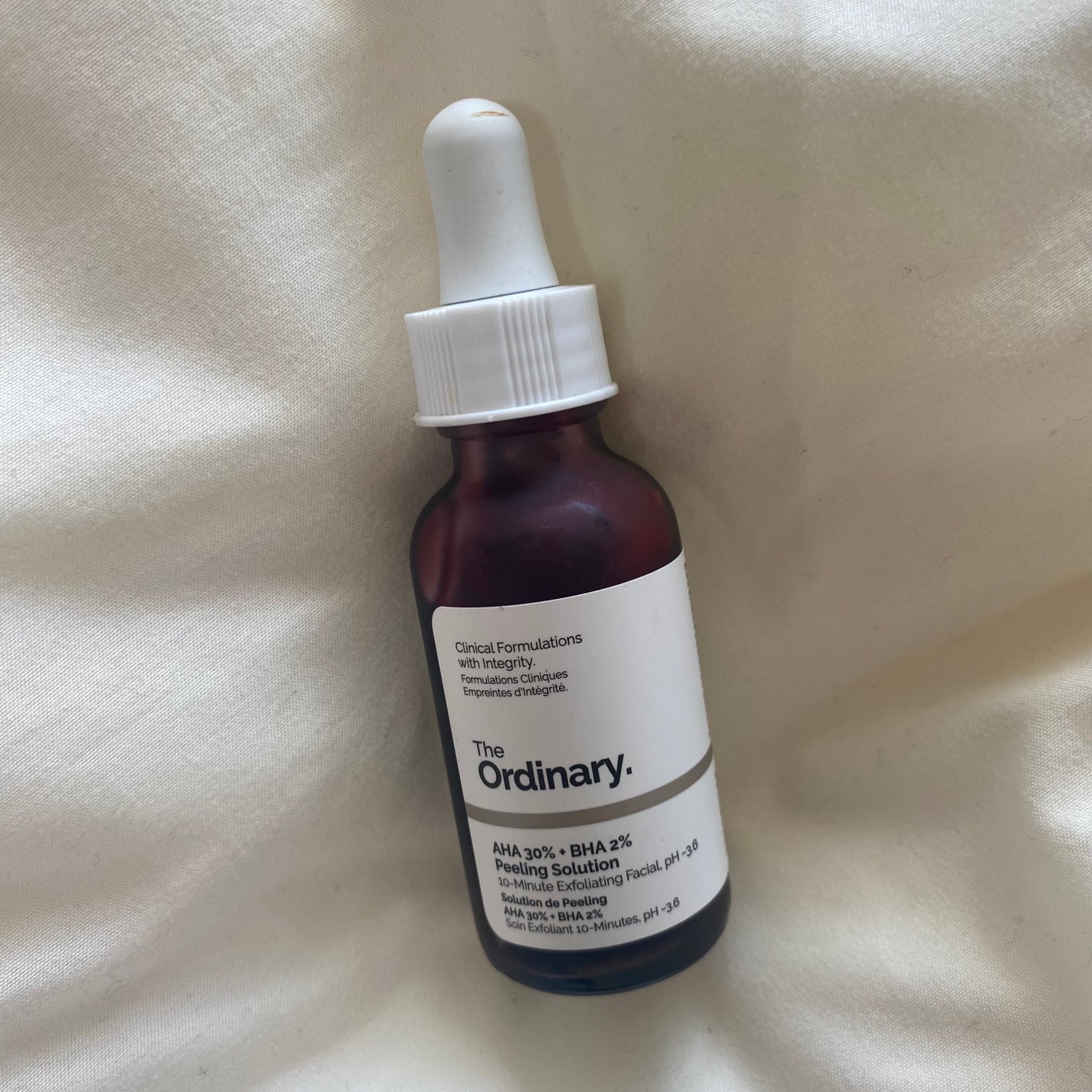 AHA 30% + BHA 2% Peeling Solution/The Ordinary/ピーリングを使ったクチコミ(1枚目)