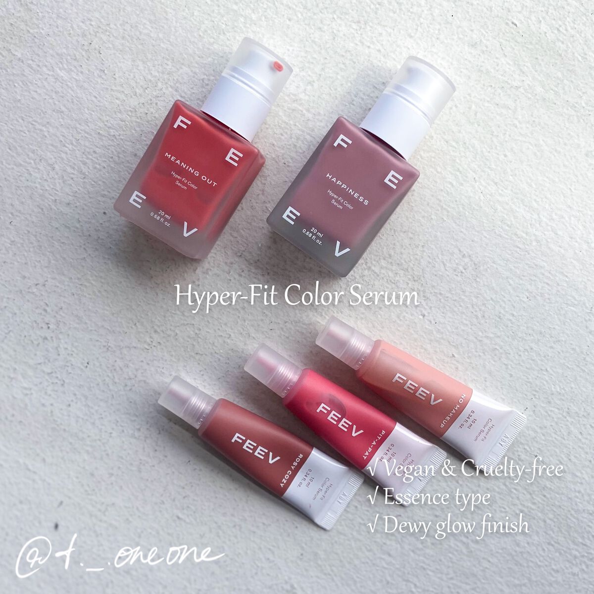 カラーセラム/FEEV/リキッドチークを使ったクチコミ（3枚目）