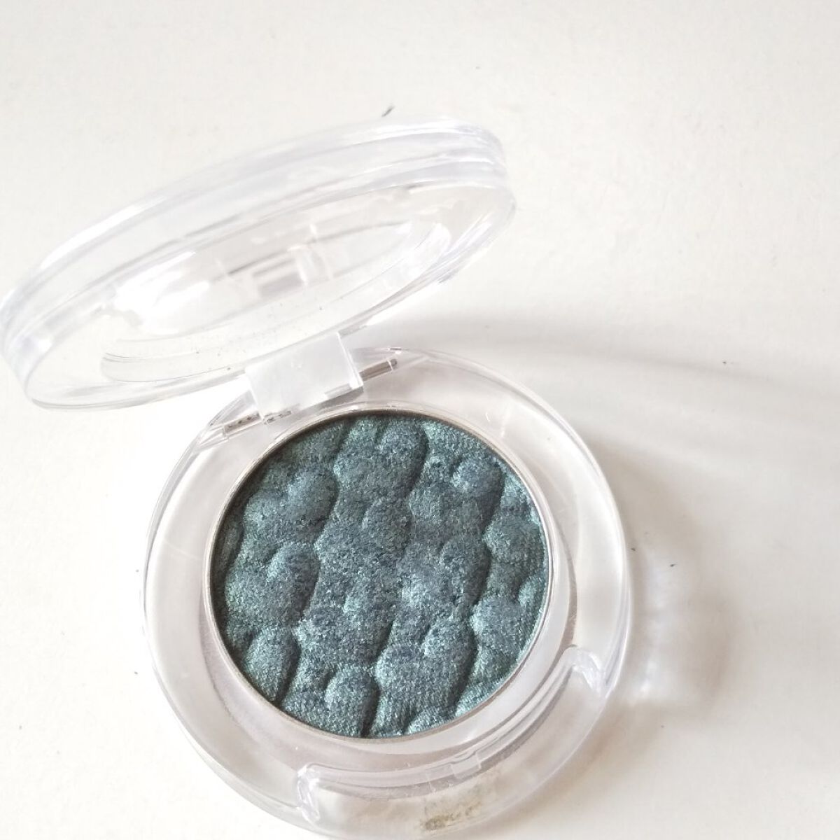 ルックアット マイアイズ GR711 ティールグリーン（生産終了）/ETUDE/単色アイシャドウを使ったクチコミ（2枚目）