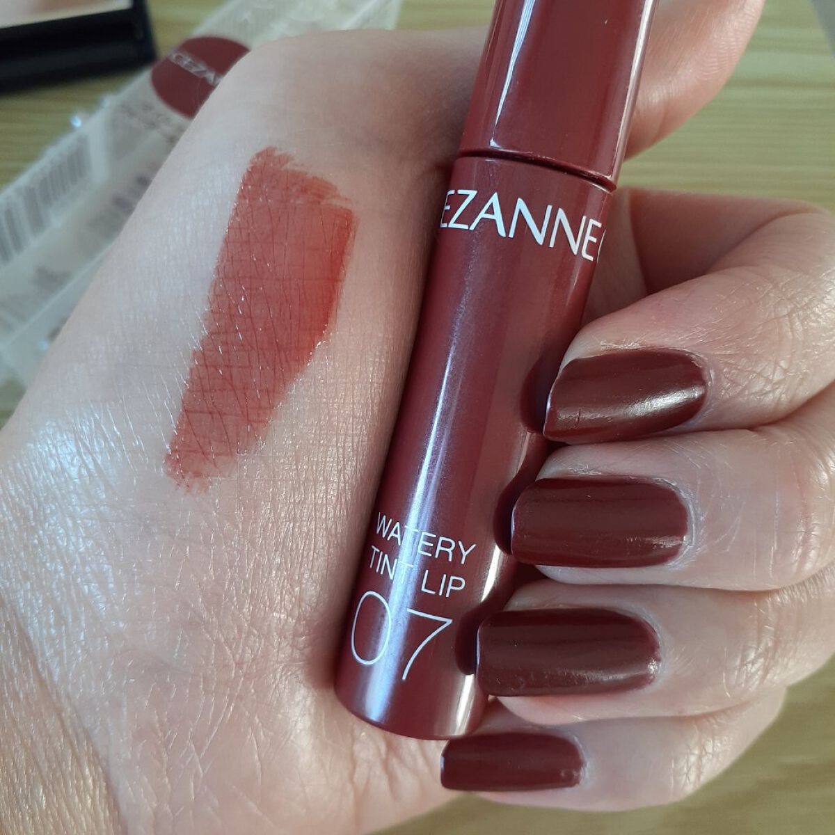 ウォータリーティントリップ/CEZANNE/リップティントを使ったクチコミ(2枚目)