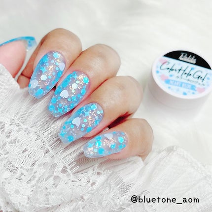 オーロラエフェクトフレーク/ネイル工房/ネイルチップ・パーツを使ったクチコミ(4枚目)