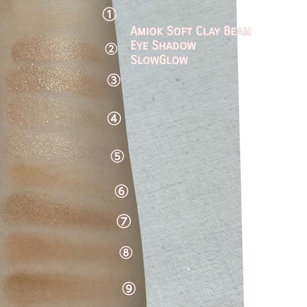 ソフトクレイビームアイシャドウパレット/AMIOK/ジェル・クリームアイシャドウを使ったクチコミ(4枚目)