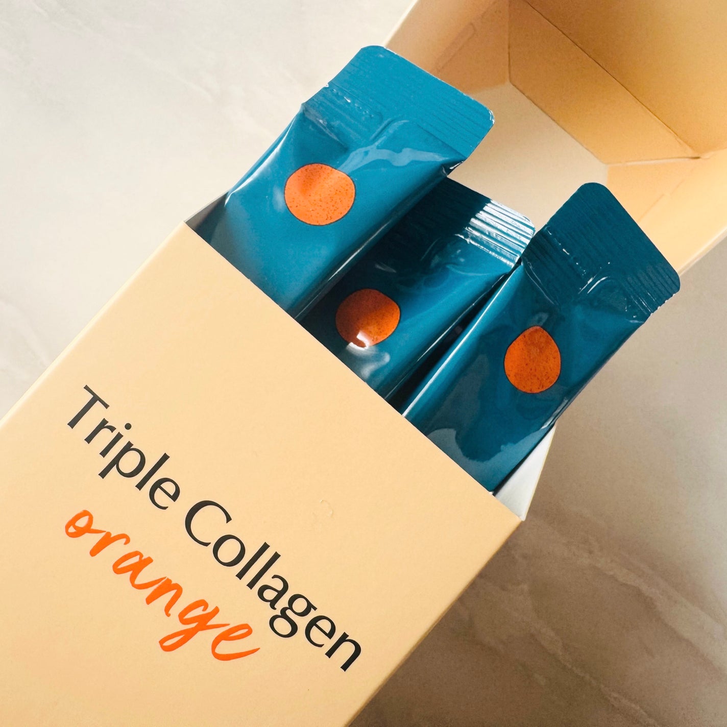 トリプルコラーゲン オレンジ/Ownist/美容サプリメントを使ったクチコミ(5枚目)