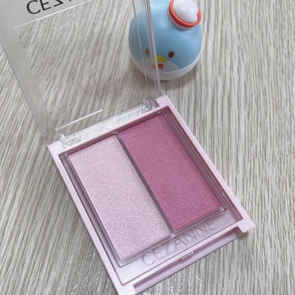 フェイスグロウカラー/CEZANNE/クリームハイライトを使ったクチコミ(2枚目)