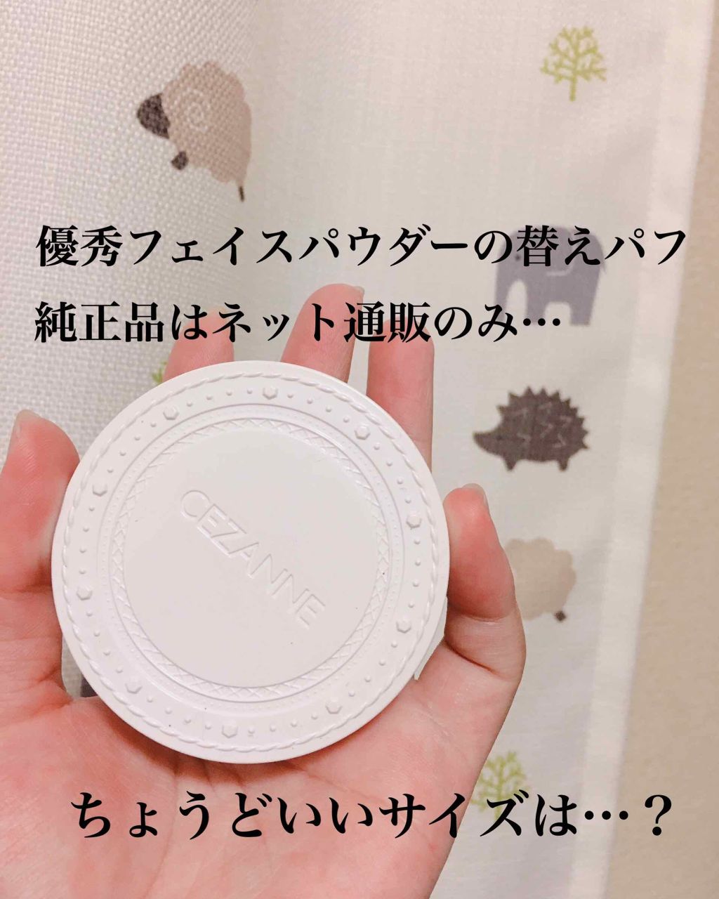 フロッキーパフN ラウンド 2P/ロージーローザ/パフ・スポンジを使ったクチコミ（1枚目）