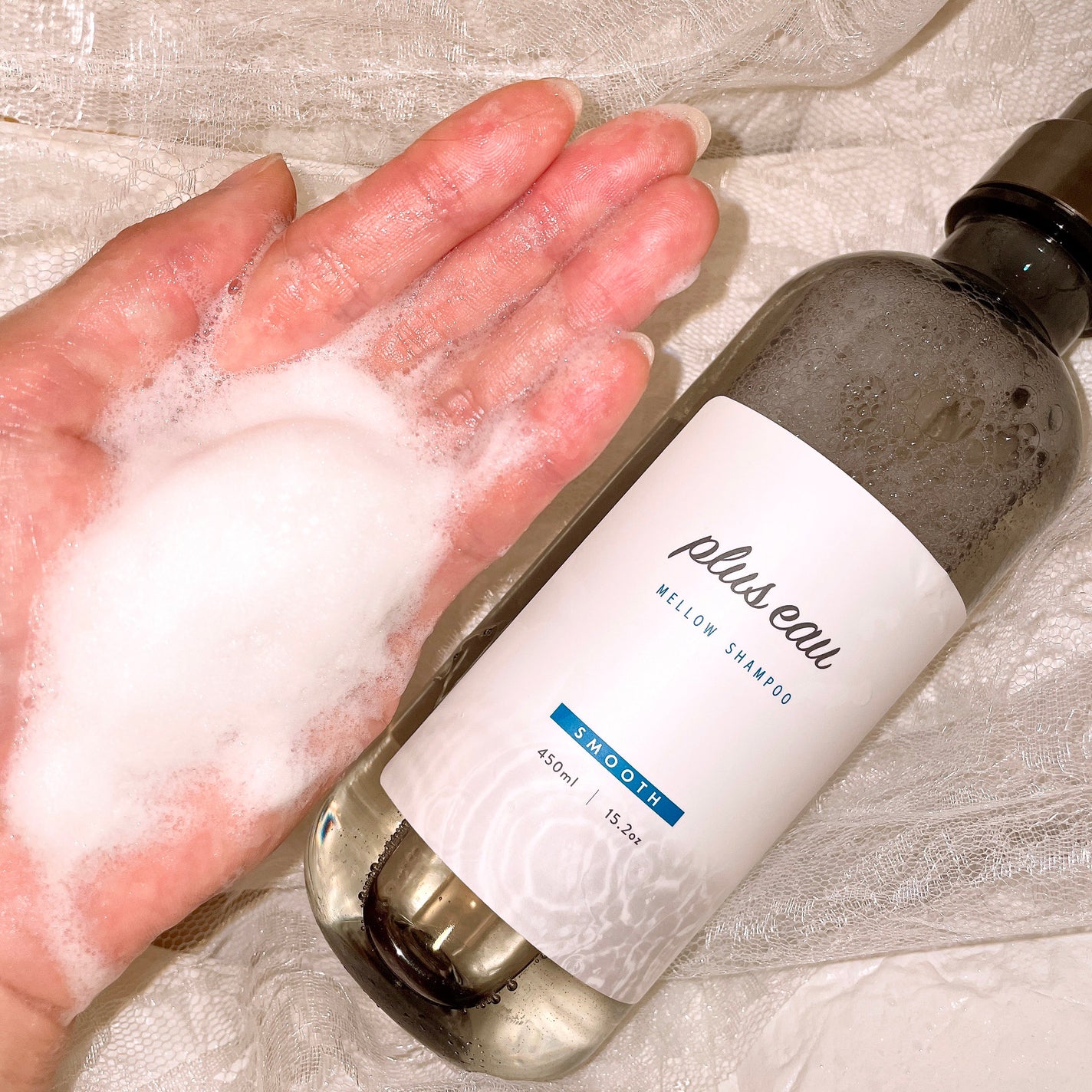 メロウシャンプー/メロウトリートメント/plus eau/市販シャンプーを使ったクチコミ(4枚目)