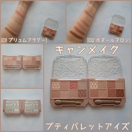 プティパレットアイズ/キャンメイク/パウダーアイシャドウを使ったクチコミ(1枚目)