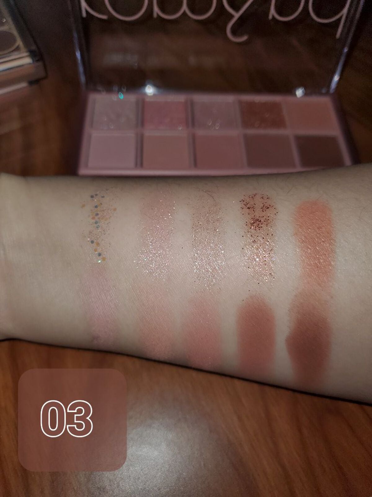 ベターザンパレット/rom&nd/アイシャドウパレットを使ったクチコミ(5枚目)