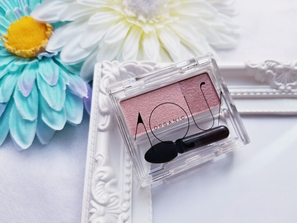 オーガニックデュオシャドー/アクア・アクア/アイシャドウパレットを使ったクチコミ（1枚目）