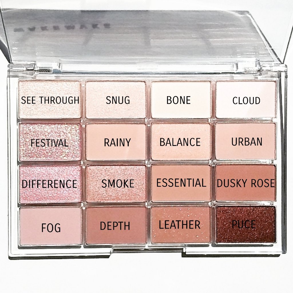 ソフトブラーリングアイパレット/wakemake/アイシャドウパレットを使ったクチコミ（2枚目）