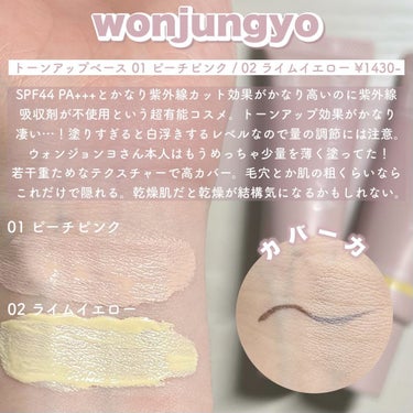 ウォンジョンヨ トーンアップベース/Wonjungyo/化粧下地を使ったクチコミ（3枚目）